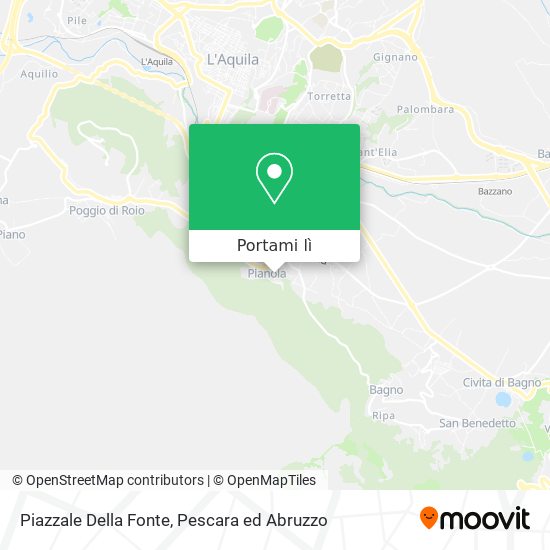 Mappa Piazzale Della Fonte