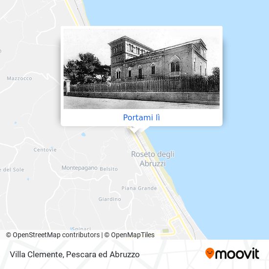 Mappa Villa Clemente
