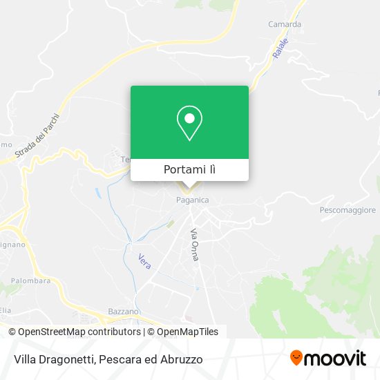 Mappa Villa Dragonetti