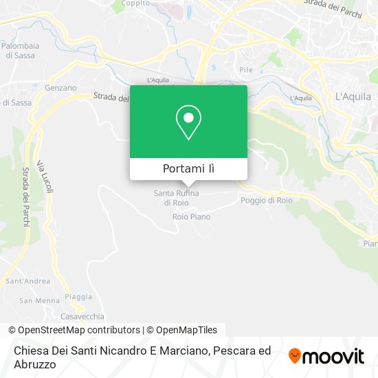 Mappa Chiesa Dei Santi Nicandro E Marciano