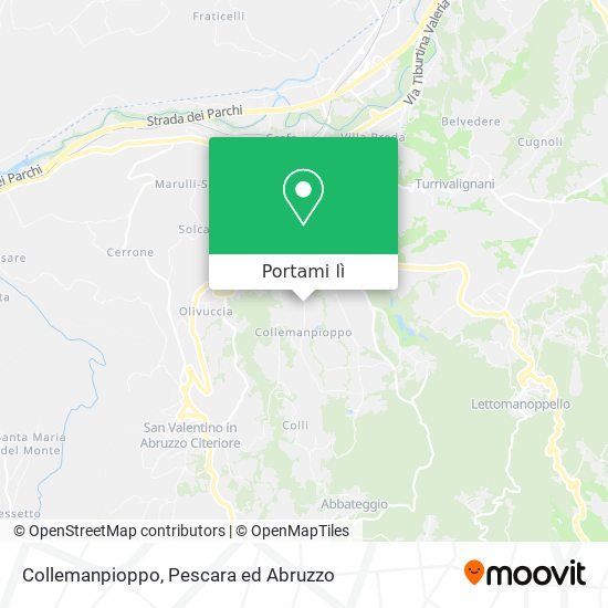 Mappa Collemanpioppo