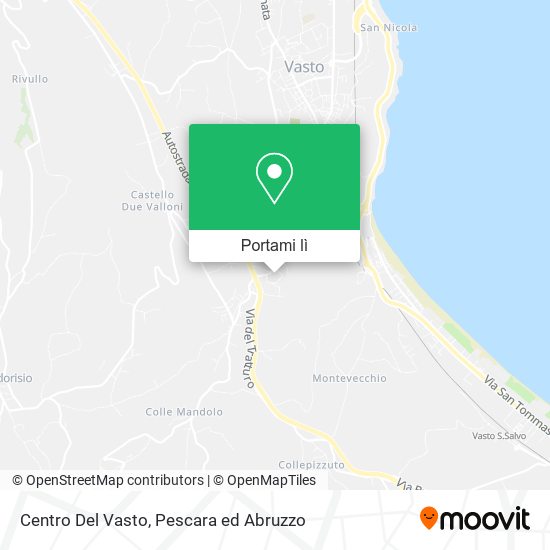 Mappa Centro Del Vasto