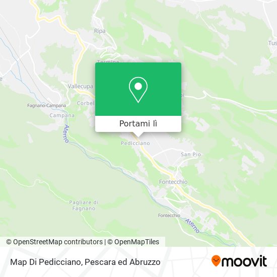 Mappa Map Di Pedicciano
