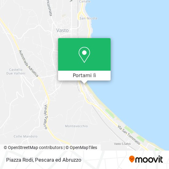 Mappa Piazza Rodi