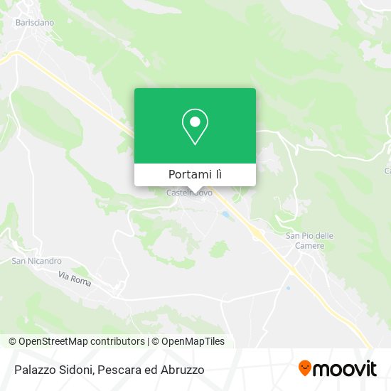 Mappa Palazzo Sidoni