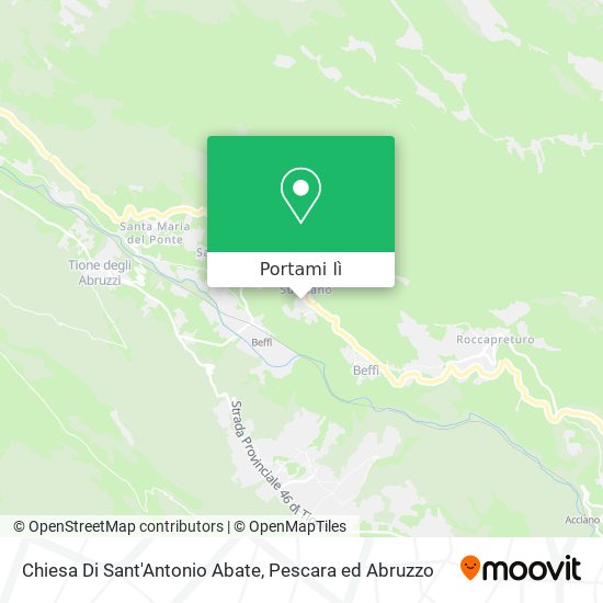 Mappa Chiesa Di Sant'Antonio Abate