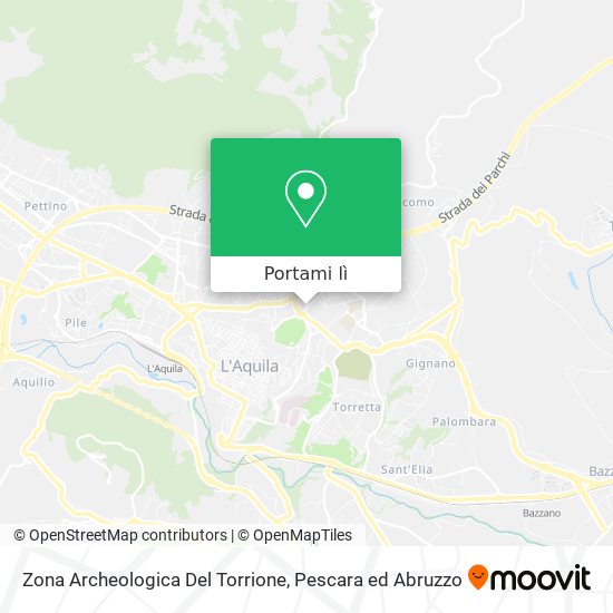Mappa Zona Archeologica Del Torrione