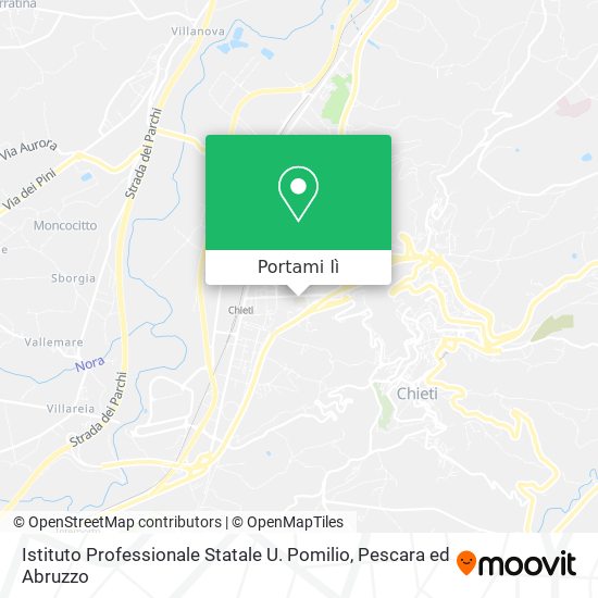 Mappa Istituto Professionale Statale U. Pomilio