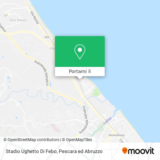 Mappa Stadio Ughetto Di Febo