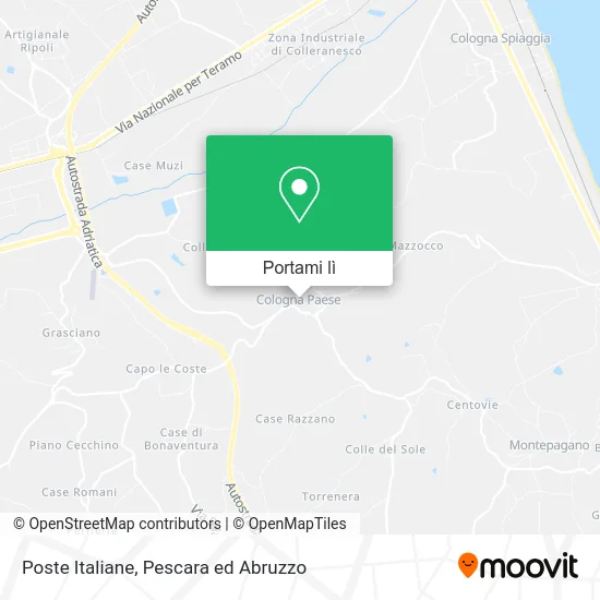 Mappa Poste Italiane