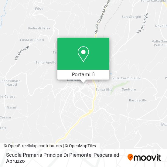 Mappa Scuola Primaria Principe Di Piemonte