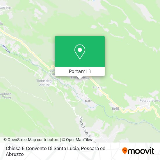 Mappa Chiesa E Convento Di Santa Lucia