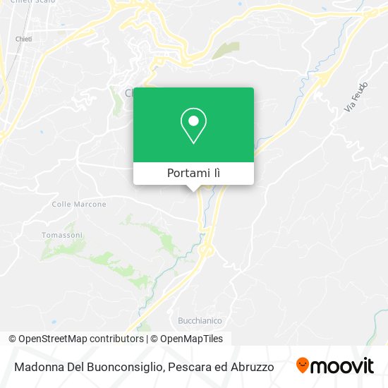 Mappa Madonna Del Buonconsiglio
