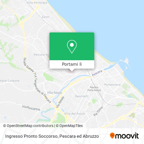 Mappa Ingresso Pronto Soccorso