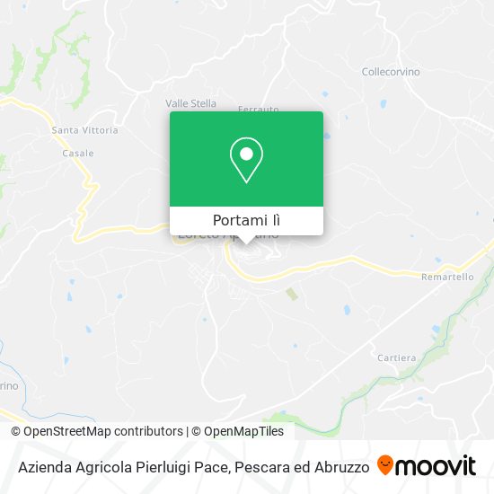 Mappa Azienda Agricola Pierluigi Pace