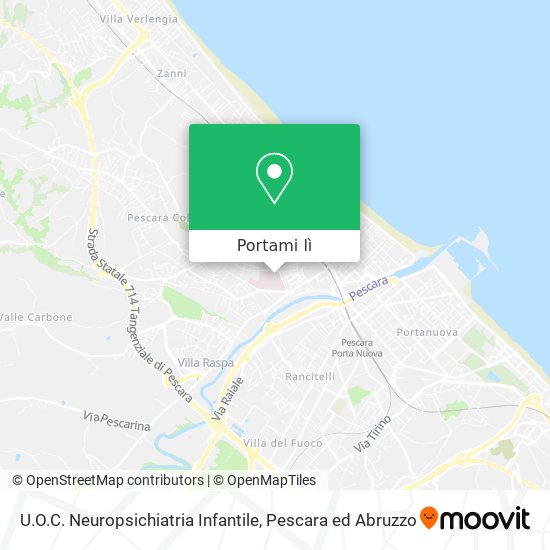 Mappa U.O.C. Neuropsichiatria Infantile