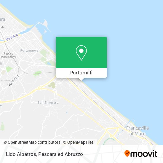 Mappa Lido Albatros