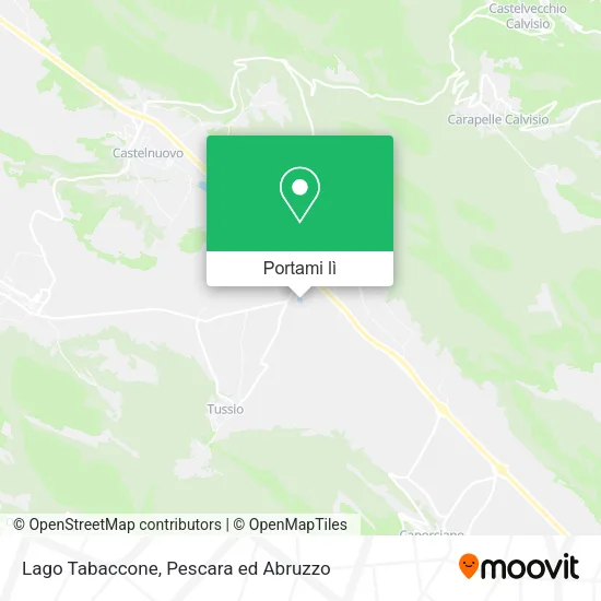 Mappa Lago Tabaccone