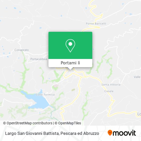 Mappa Largo San Giovanni Battista