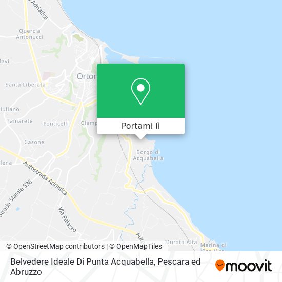 Mappa Belvedere Ideale Di Punta Acquabella