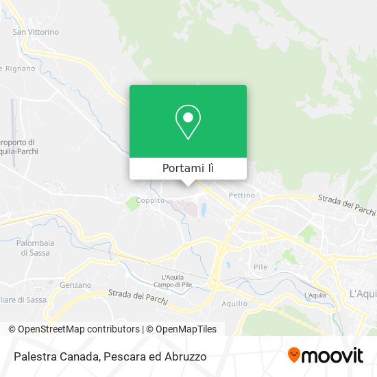 Mappa Palestra Canada