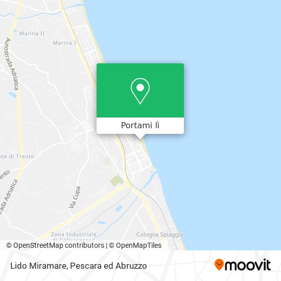 Mappa Lido Miramare