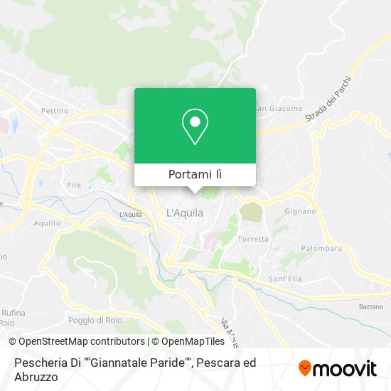 Mappa Pescheria Di ""Giannatale Paride""