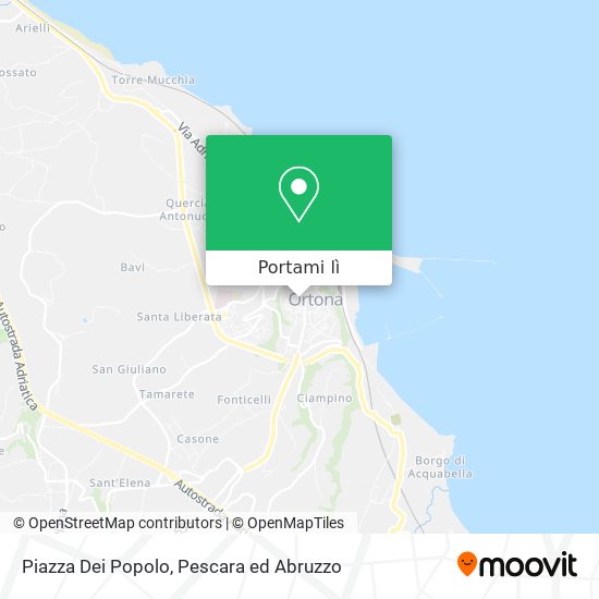 Mappa Piazza Dei Popolo