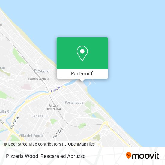 Mappa Pizzeria Wood