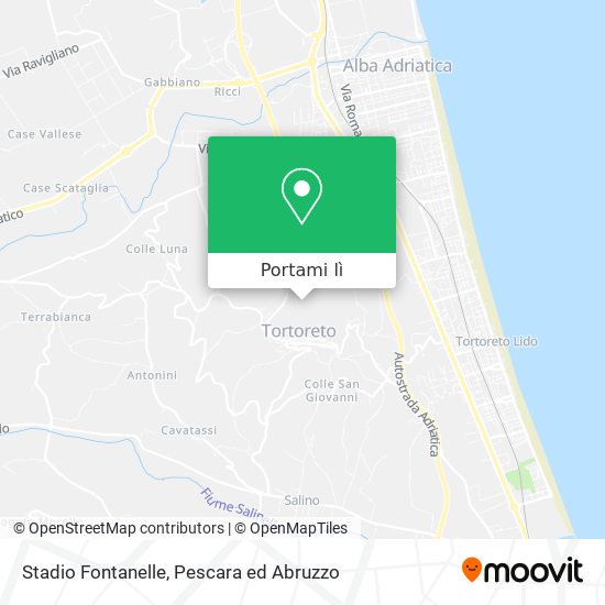 Mappa Stadio Fontanelle