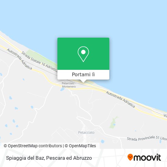 Mappa Spiaggia del Baz