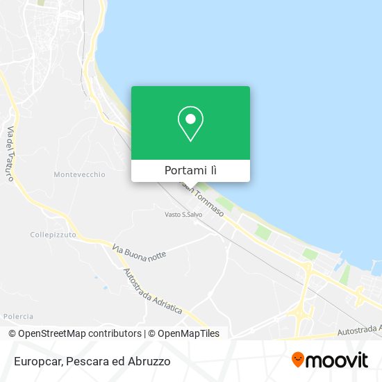 Mappa Europcar