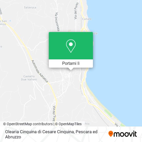 Mappa Olearia Cinquina di Cesare Cinquina
