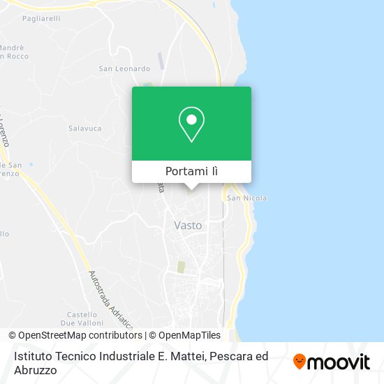Mappa Istituto Tecnico Industriale E. Mattei