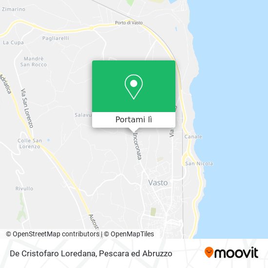 Mappa De Cristofaro Loredana