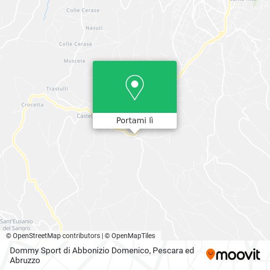 Mappa Dommy Sport di Abbonizio Domenico