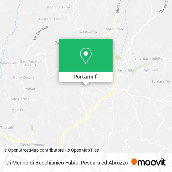 Mappa Di Menno di Bucchianico Fabio
