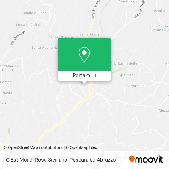 Mappa C'Est Moi di Rosa Siciliano