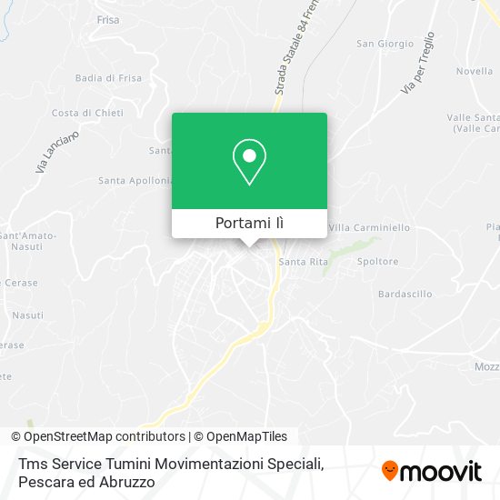 Mappa Tms Service Tumini Movimentazioni Speciali