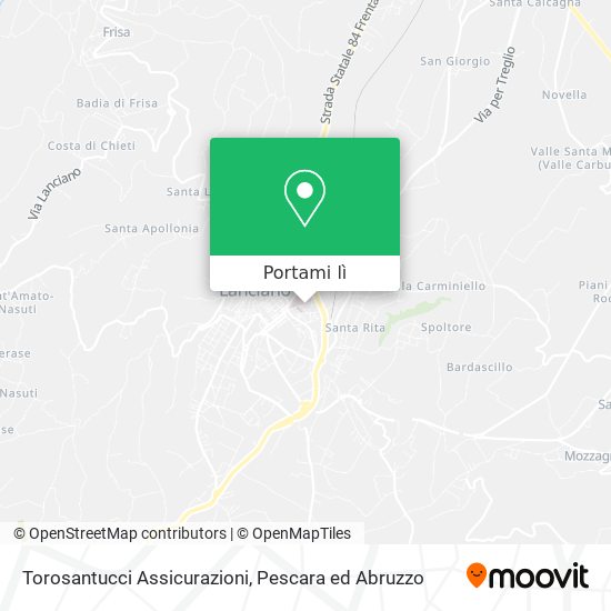 Mappa Torosantucci Assicurazioni