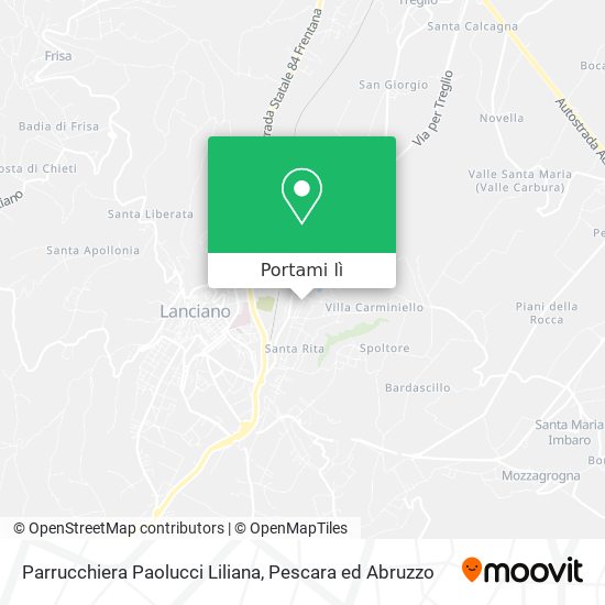 Mappa Parrucchiera Paolucci Liliana