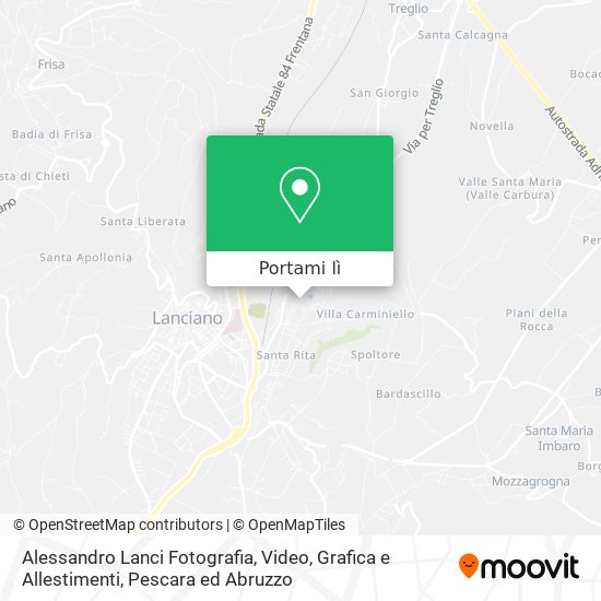 Mappa Alessandro Lanci Fotografia, Video, Grafica e Allestimenti