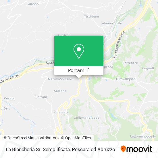 Mappa La Biancheria Srl Semplificata