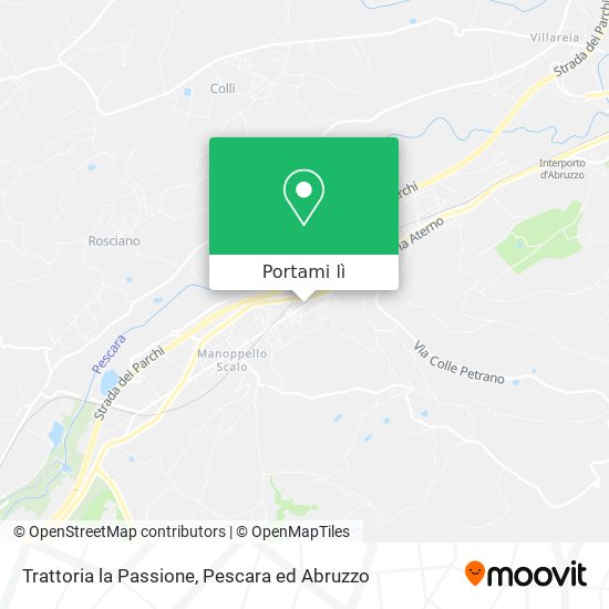 Mappa Trattoria la Passione