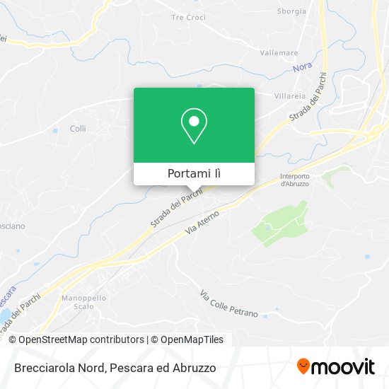 Mappa Brecciarola Nord