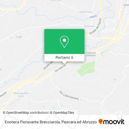 Mappa Enoteca Fioravante Brecciarola