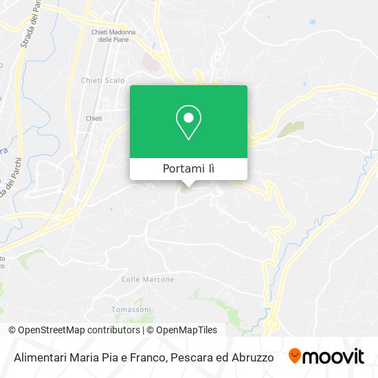Mappa Alimentari Maria Pia e Franco