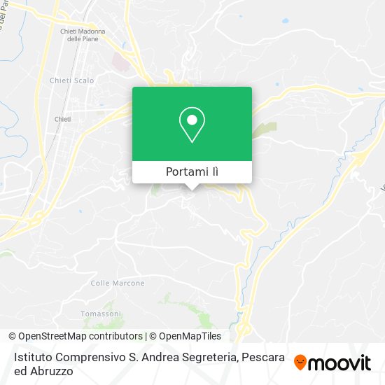 Mappa Istituto Comprensivo S. Andrea Segreteria