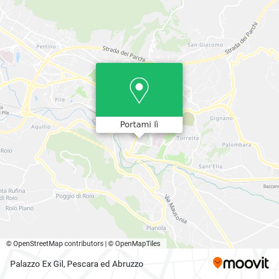 Mappa Palazzo Ex Gil