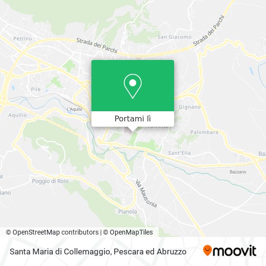 Mappa Santa Maria di Collemaggio